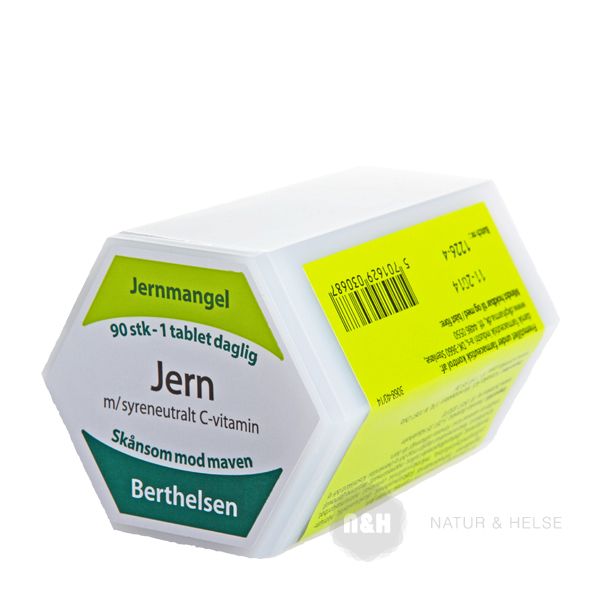 Jern med syreneutralt C-vitamin Berthelsen